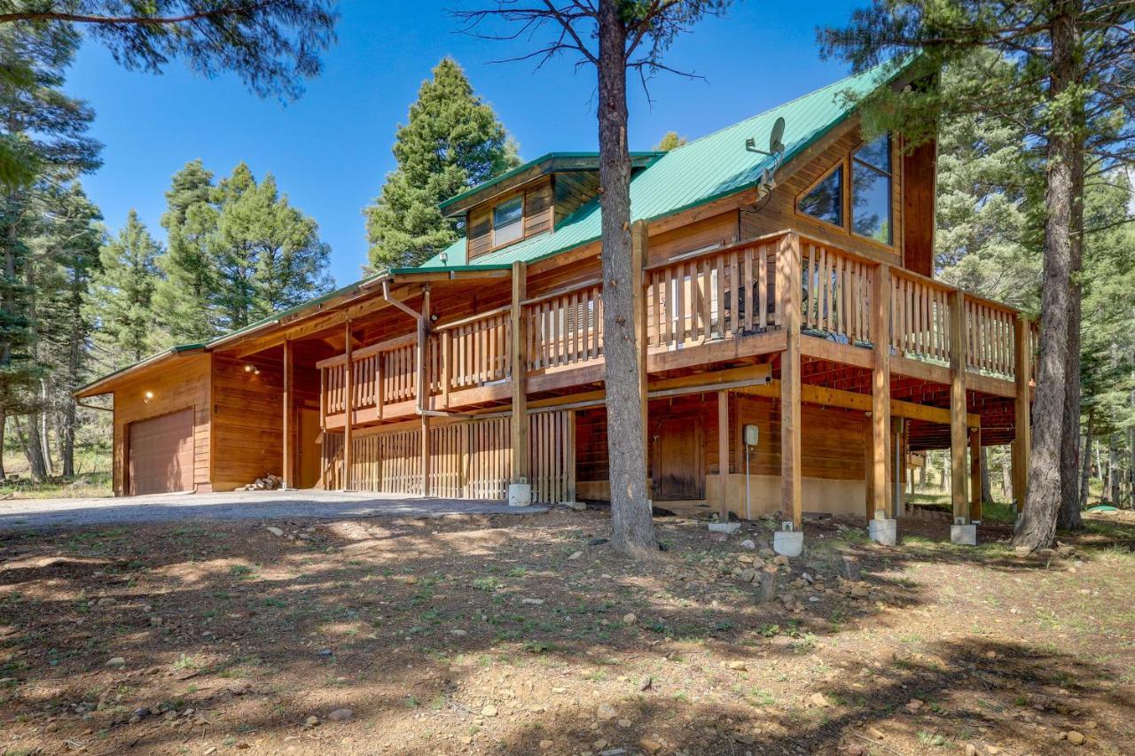 Stylish Angel Fire Cabin With Deck - 2 Mi To Ski Mtn Villa Exterior photo