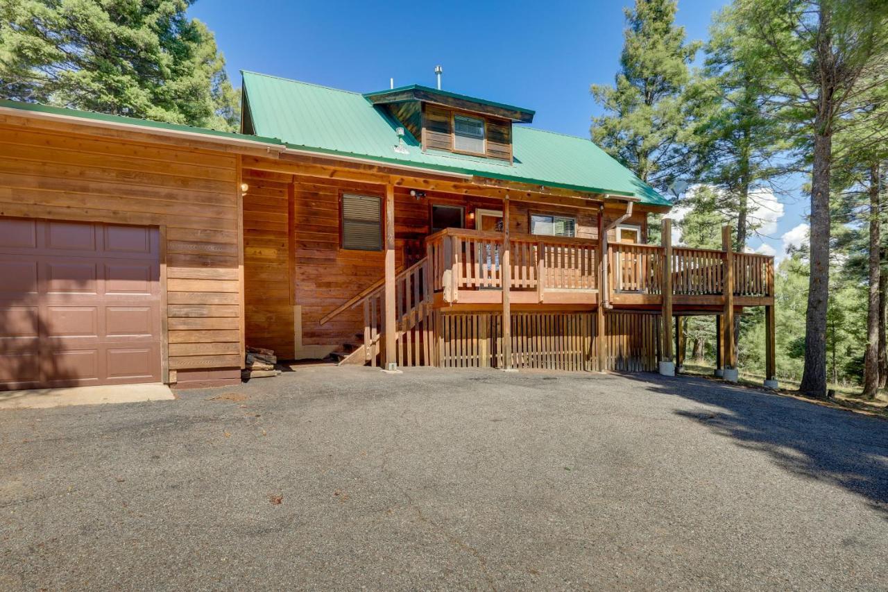 Stylish Angel Fire Cabin With Deck - 2 Mi To Ski Mtn Villa Exterior photo